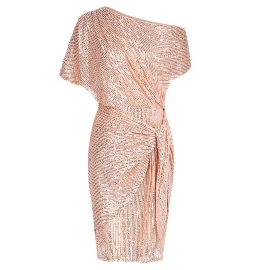 ISABELLA – FEESTJURK MET GLINSTERENDE TWIST