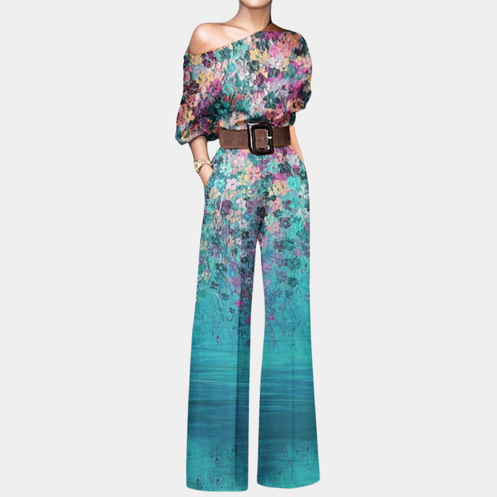 KYLIE – ELEGANTE ONE-SHOULDER JUMPSUIT
