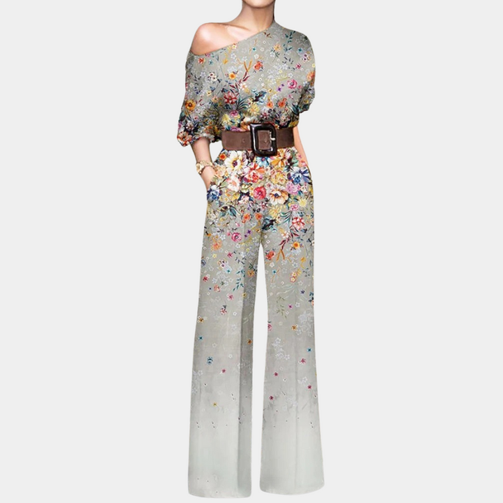 KYLIE – ELEGANTE ONE-SHOULDER JUMPSUIT
