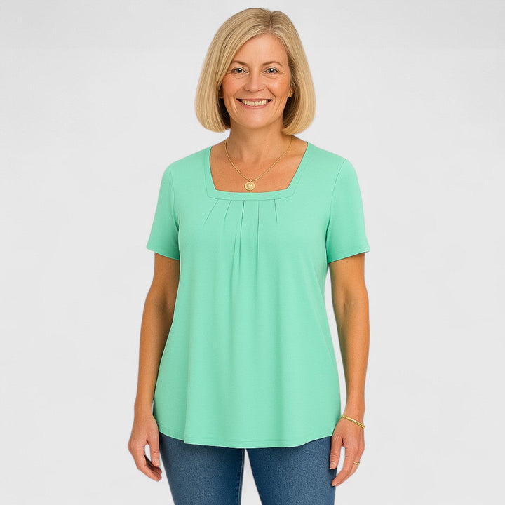 MARIA – MOEITELOZE ELEGANTIE PLOOI BLOUSE