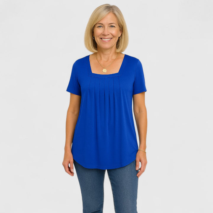 MARIA – MOEITELOZE ELEGANTIE PLOOI BLOUSE