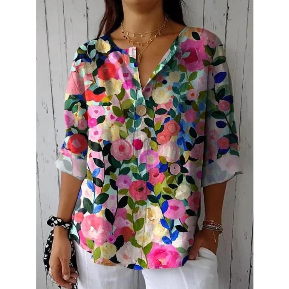 Arlene™ | Elegante blouse met bloemenprint