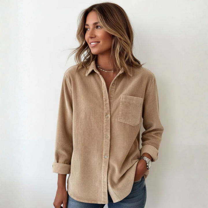 Elivianne - Een corduroy shirt dat geweldig werkt