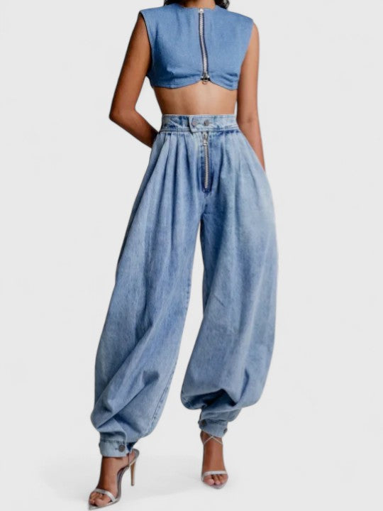 ARIELLE – HIGH-WAIST WIJDE JEANS