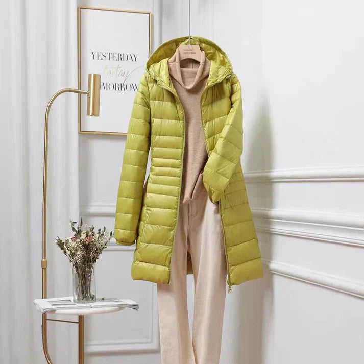 PERI – GEVOERDE PUFFER JAS MET CAPUCHON