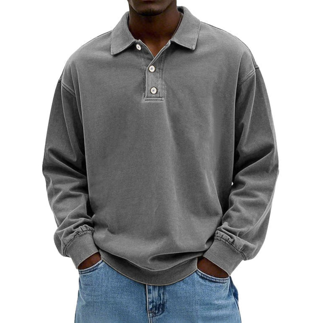Roan™ | Herenpolo met lange mouwen
