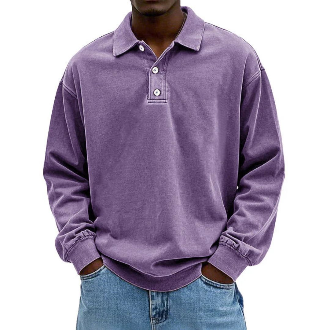 Roan™ | Herenpolo met lange mouwen
