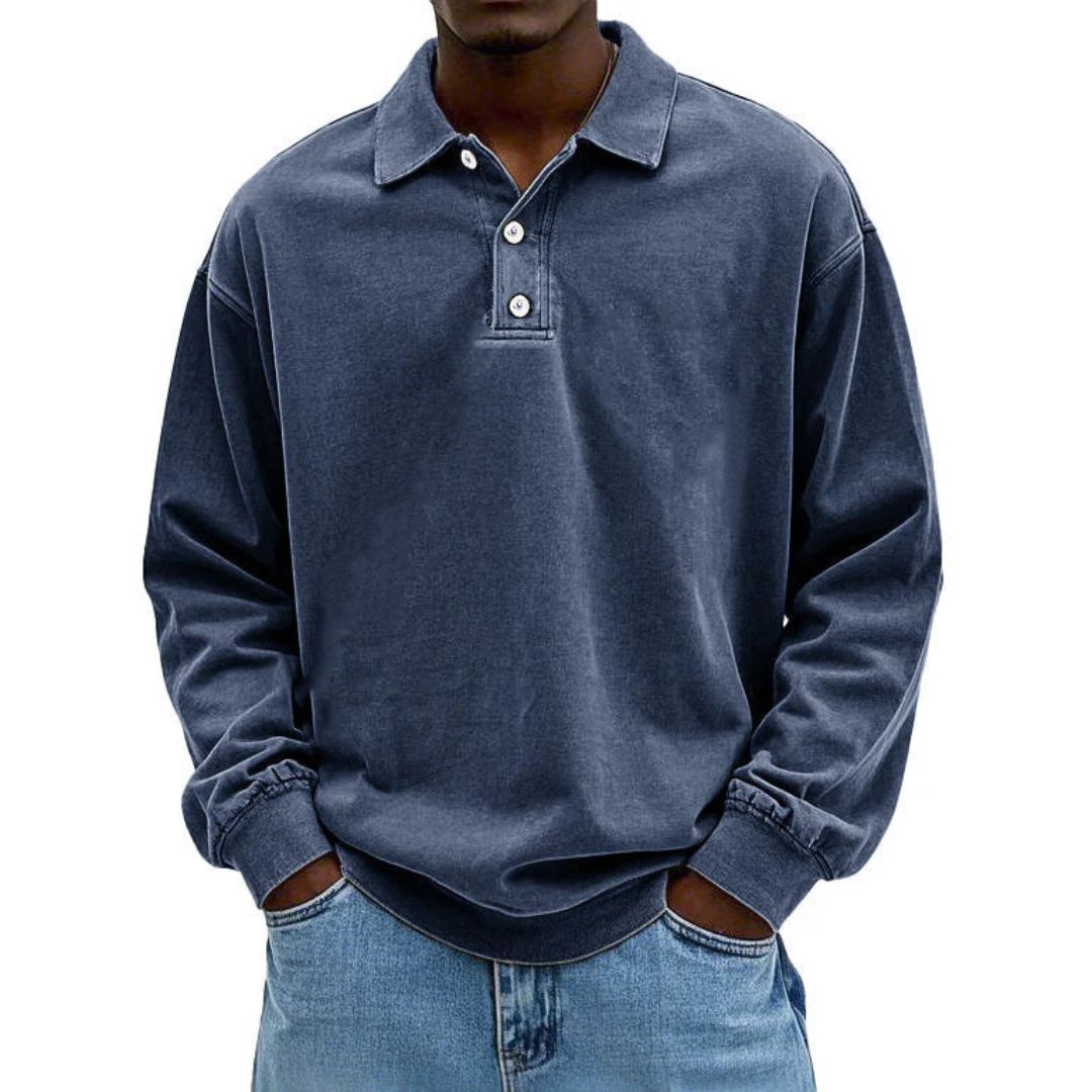 Roan™ | Herenpolo met lange mouwen