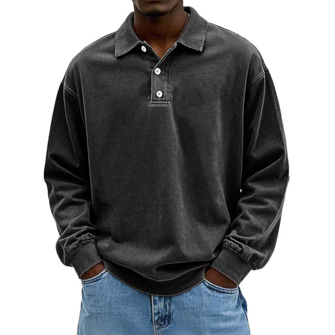 Roan™ | Herenpolo met lange mouwen