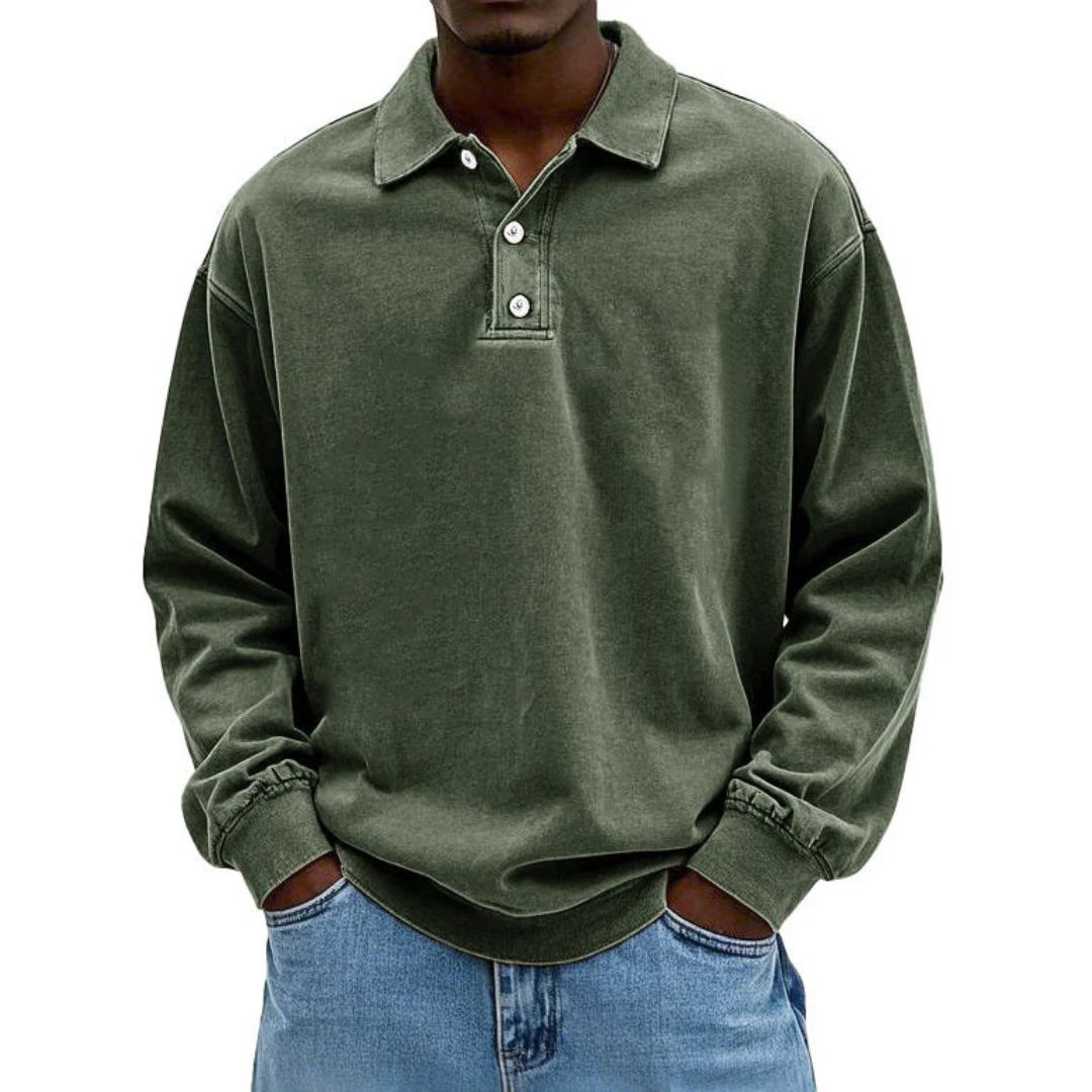 Roan™ | Herenpolo met lange mouwen