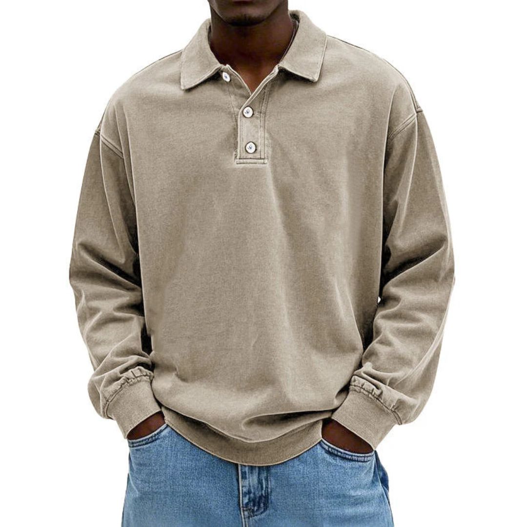 Roan™ | Herenpolo met lange mouwen