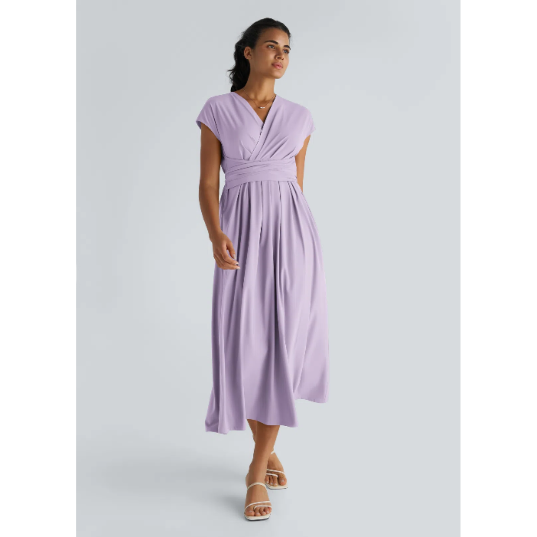 Aimee™ | Maxi jurk met geplooide taille