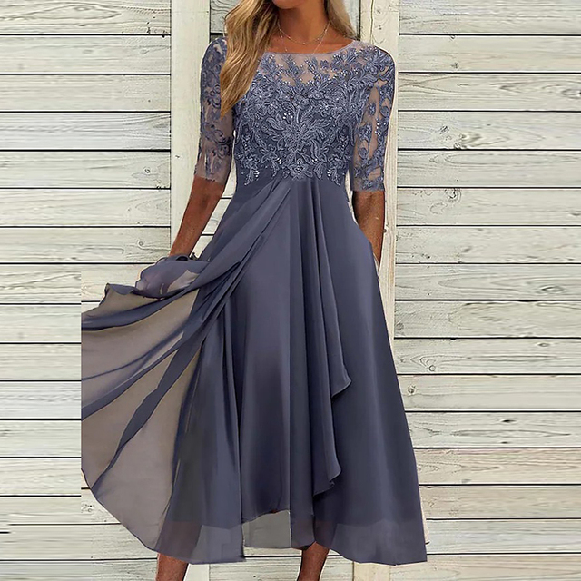 EVELYN – GRACIEUZE ELEGANTIE KANTEN AVONDJURK