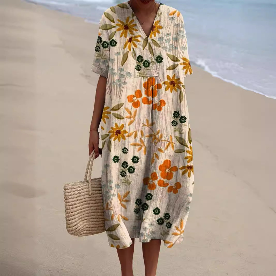 Elif™ | Jurk met Bloemenprint