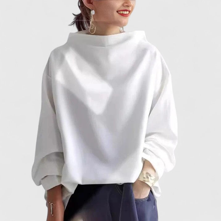 KIMBERLY – CHIQUE TRUI MET MOCK-NECK