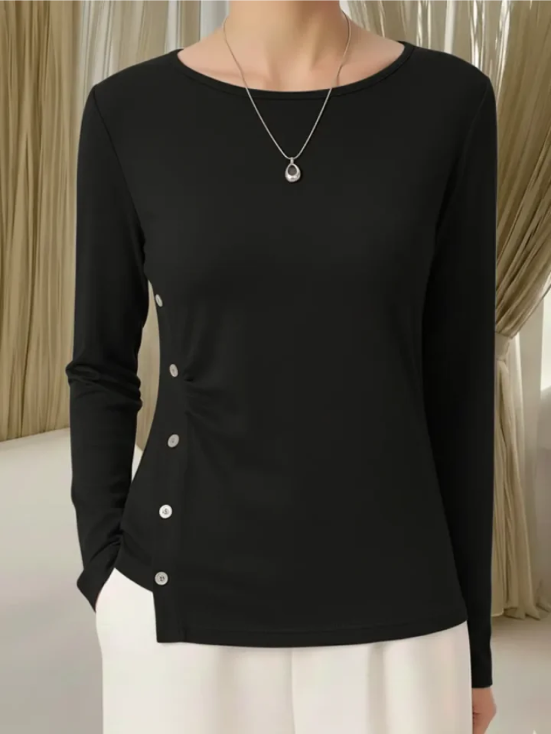Isalynne - Top en Zachte Brei met Knoopdetails