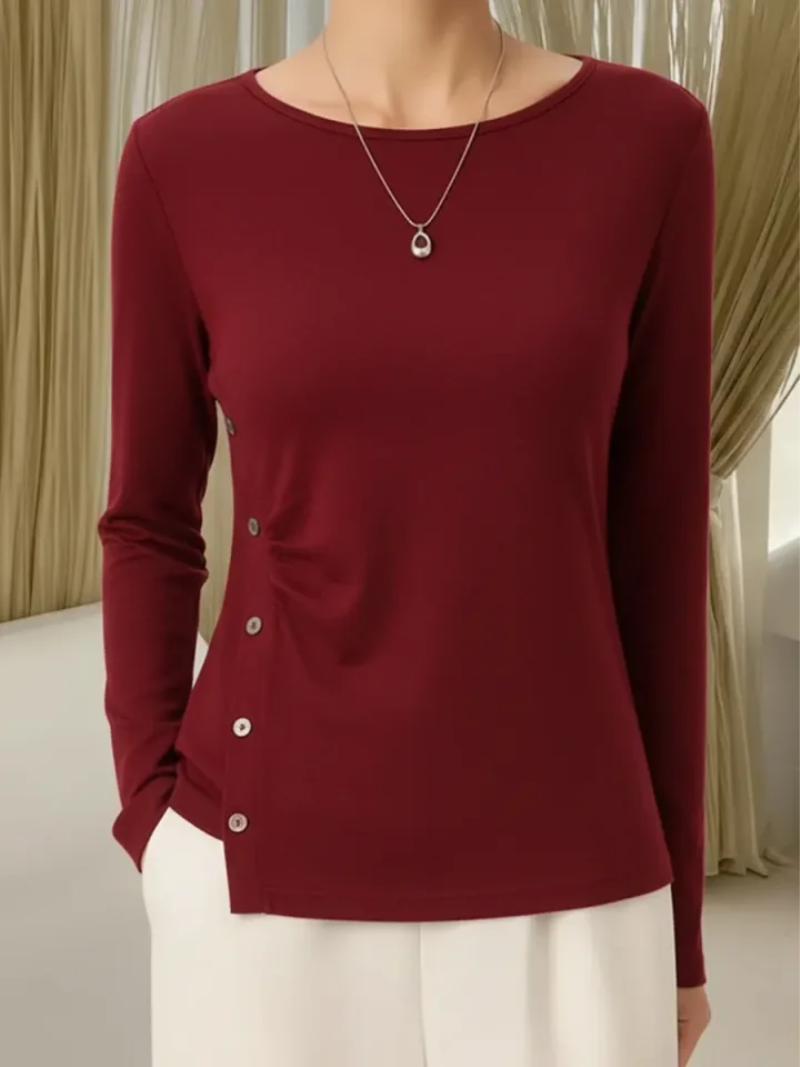 Isalynne - Top en Zachte Brei met Knoopdetails