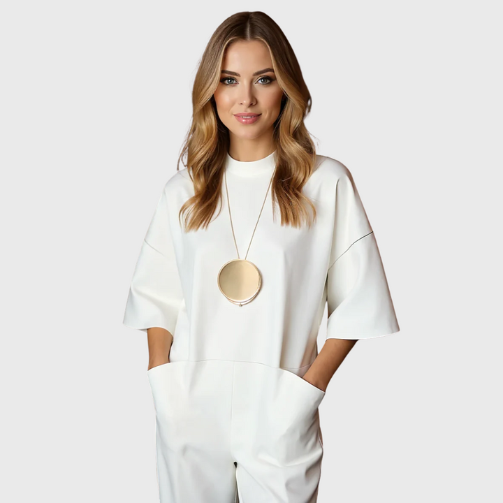 NORA – MINIMALISTISCHE CHIQUE LOUNGE JUMPSUIT