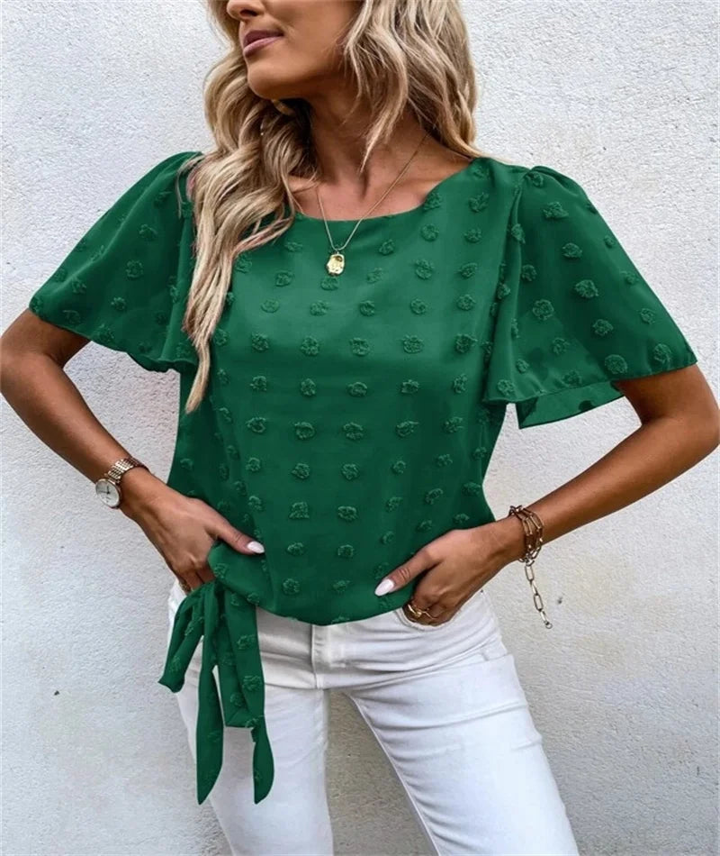 Rita™ | Speelse top met fijne details