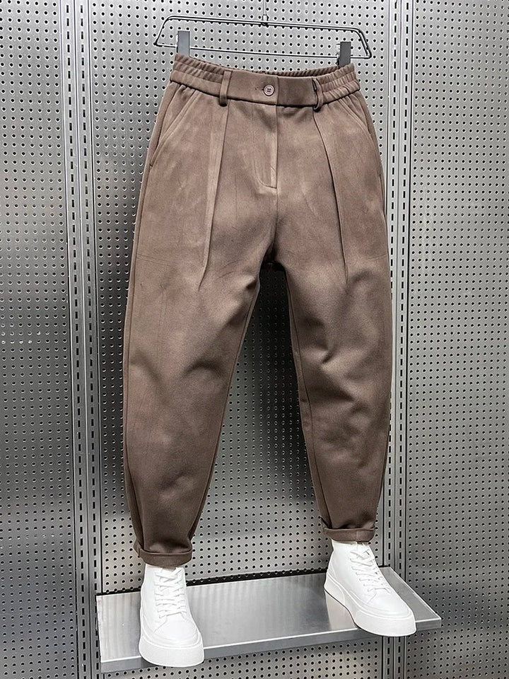 Joan™ | Elegante gemêleerde broek