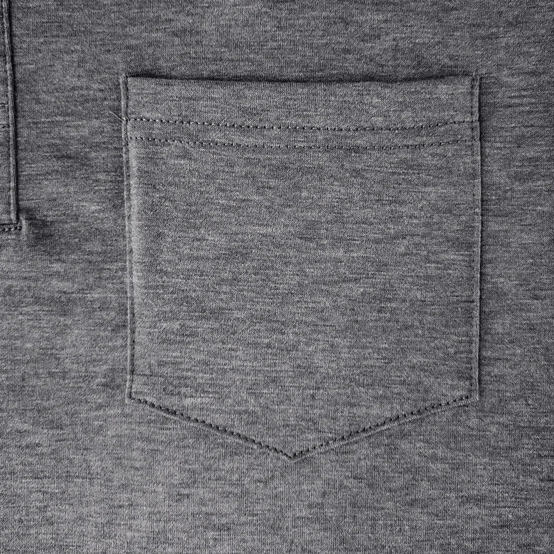 Kavin™ | Heren shirt lange mouw in Effen Kleur