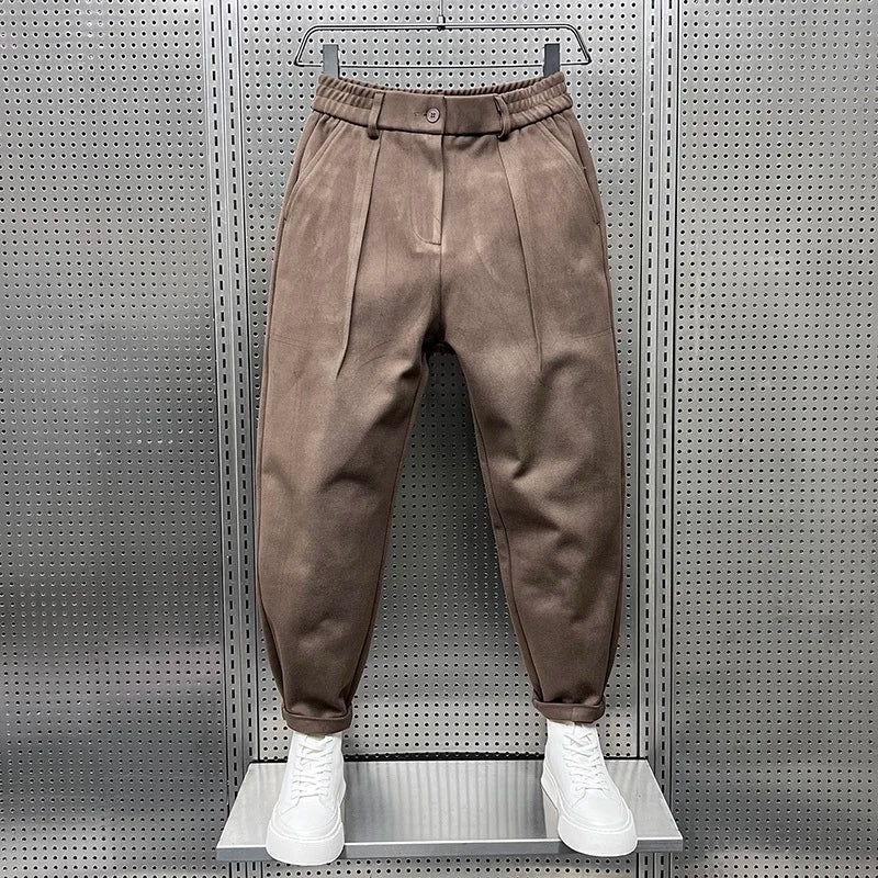 Joan™ | Elegante gemêleerde broek