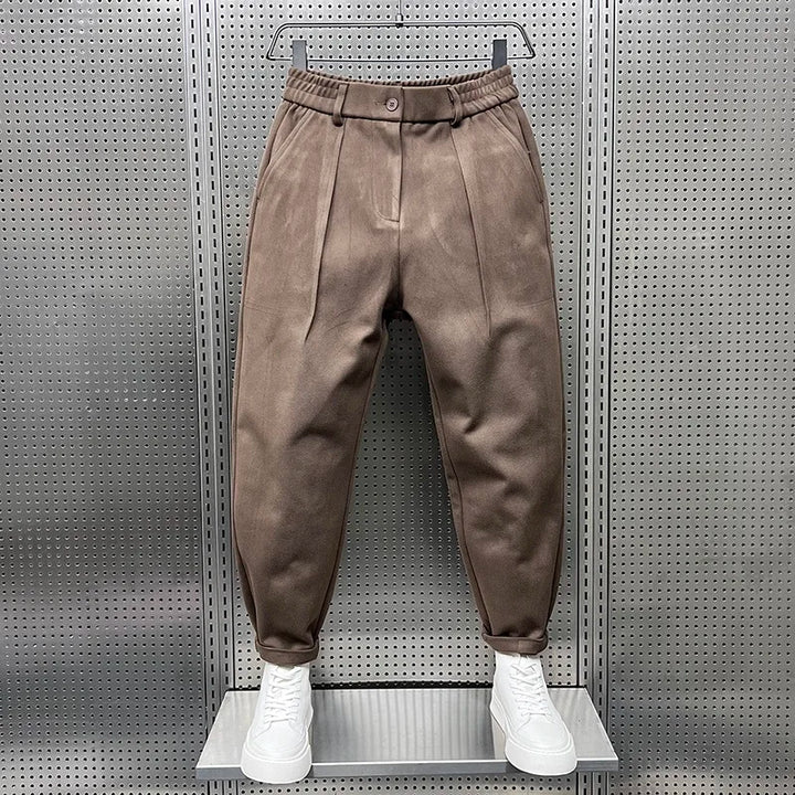 Joan™ | Elegante gemêleerde broek
