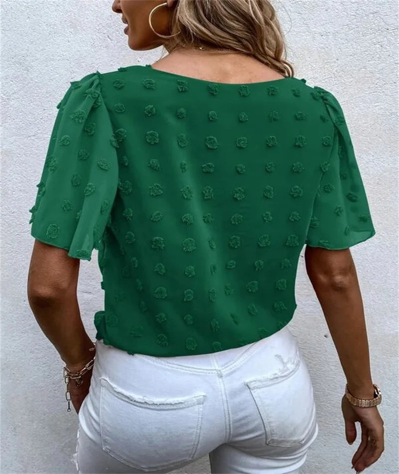 Rita™ | Speelse top met fijne details