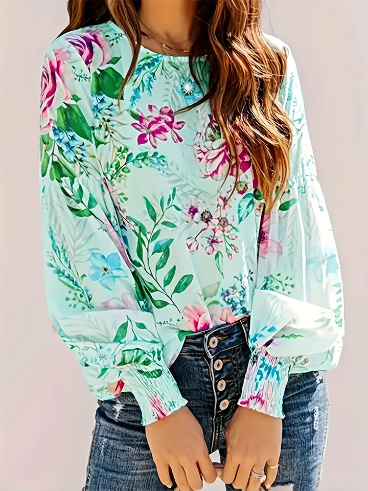 Emmylou™ | Elegante blouse met bloemendessin