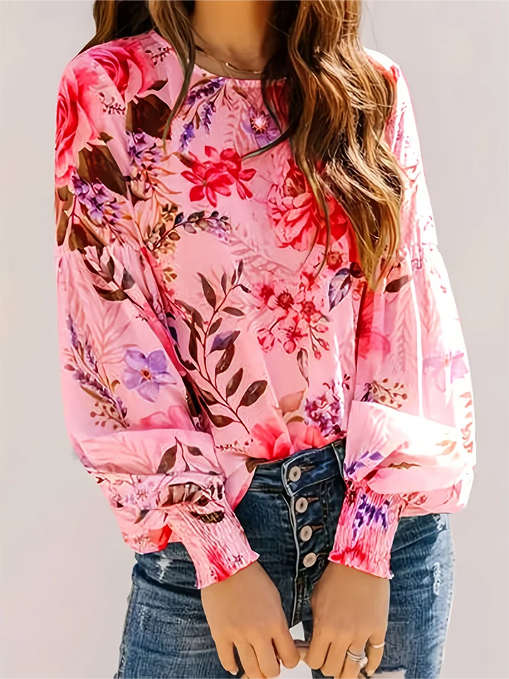 Emmylou™ | Elegante blouse met bloemendessin