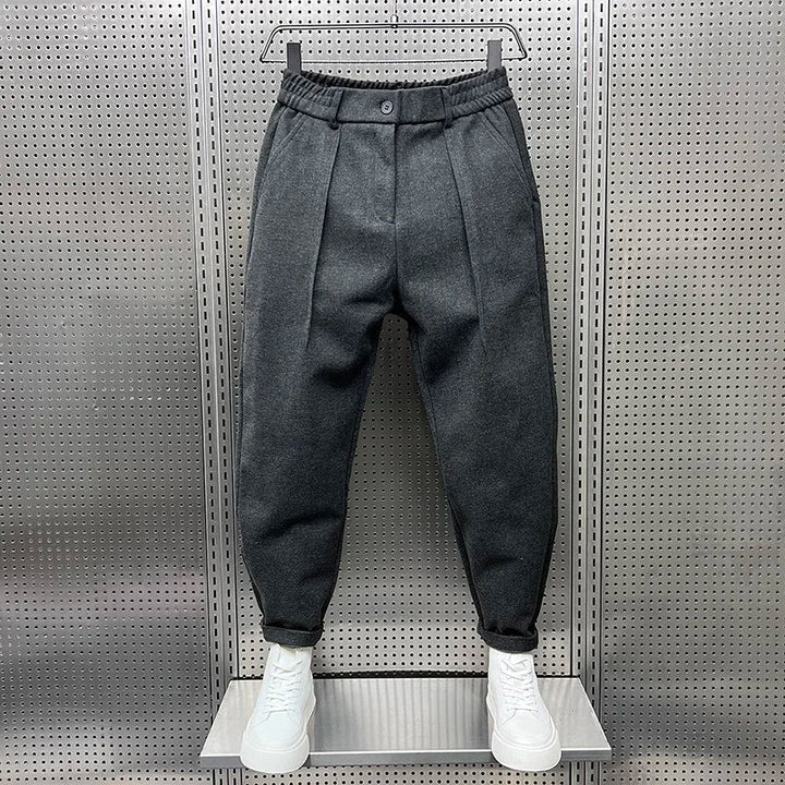 Joan™ | Elegante gemêleerde broek