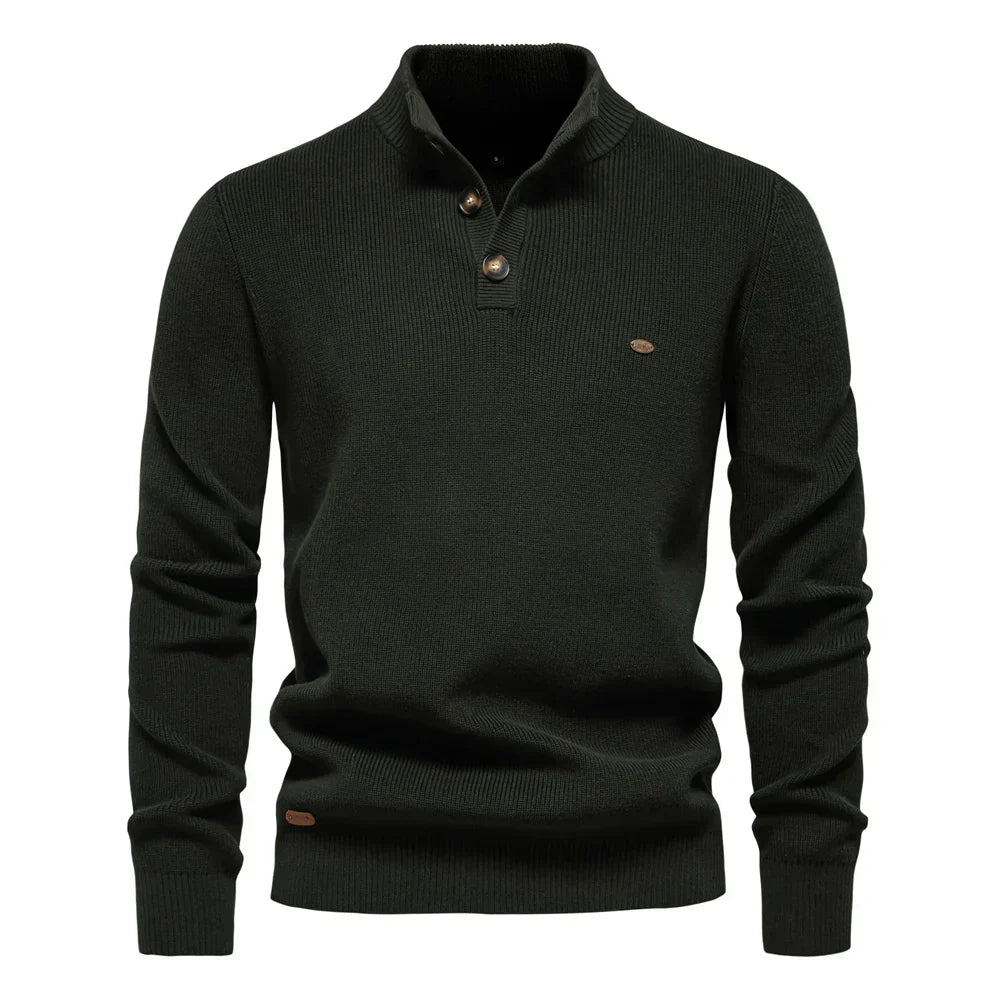Koelman | Herenpullover met knoopdesign