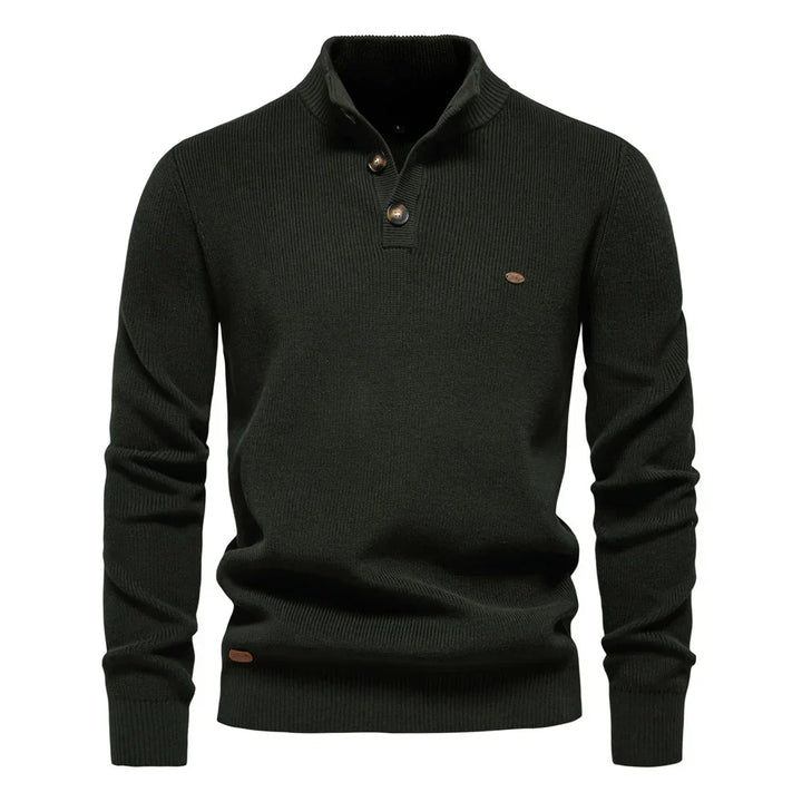 Koelman | Herenpullover met knoopdesign