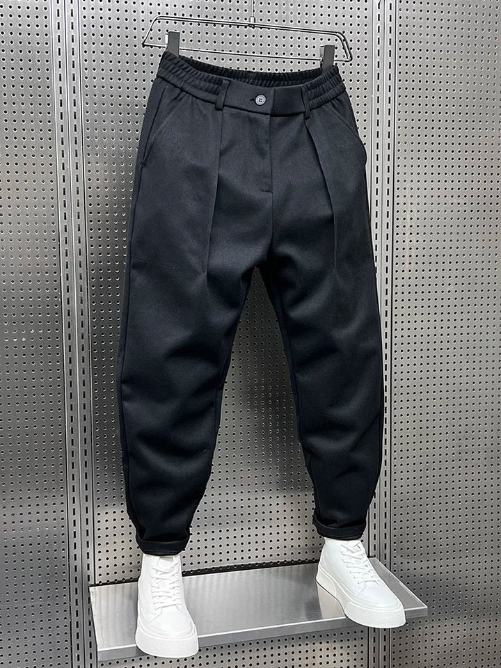 Joan™ | Elegante gemêleerde broek