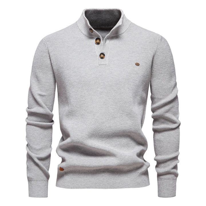 Koelman | Herenpullover met knoopdesign