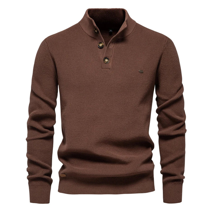Koelman | Herenpullover met knoopdesign