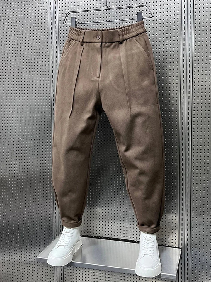 Joan™ | Elegante gemêleerde broek