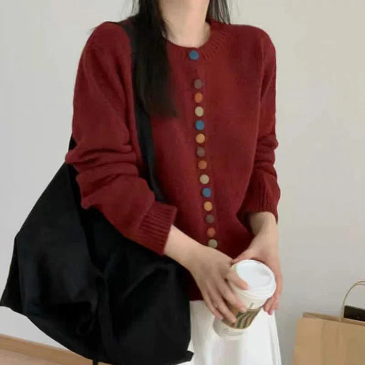 SOFIA – SPEELSE KNOPEN VEST