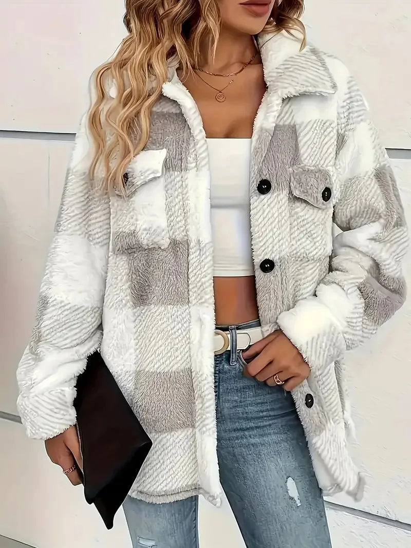 GABRIELLA – GEZELLIGE BUTTON-UP JAS