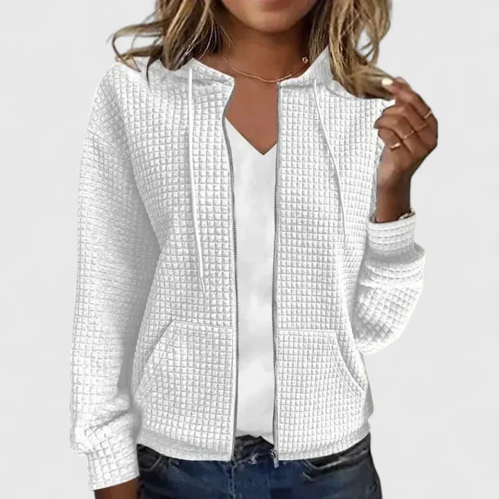 MILA – WAFFLE RITS HOODIE
