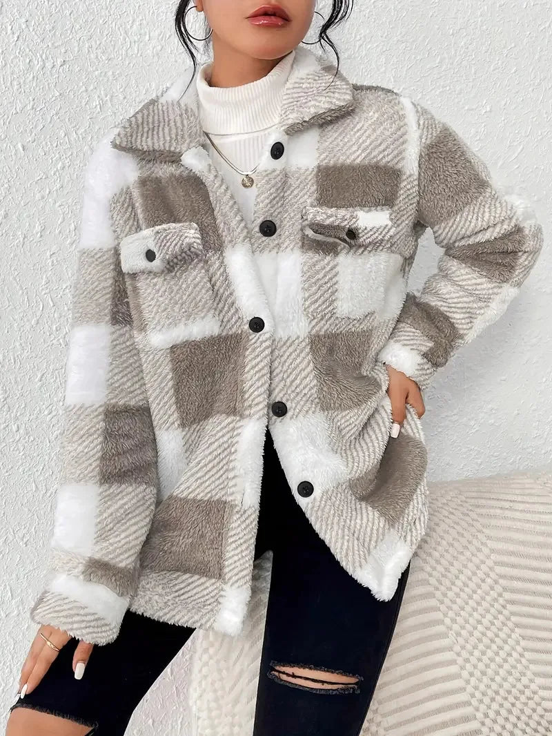 GABRIELLA – GEZELLIGE BUTTON-UP JAS
