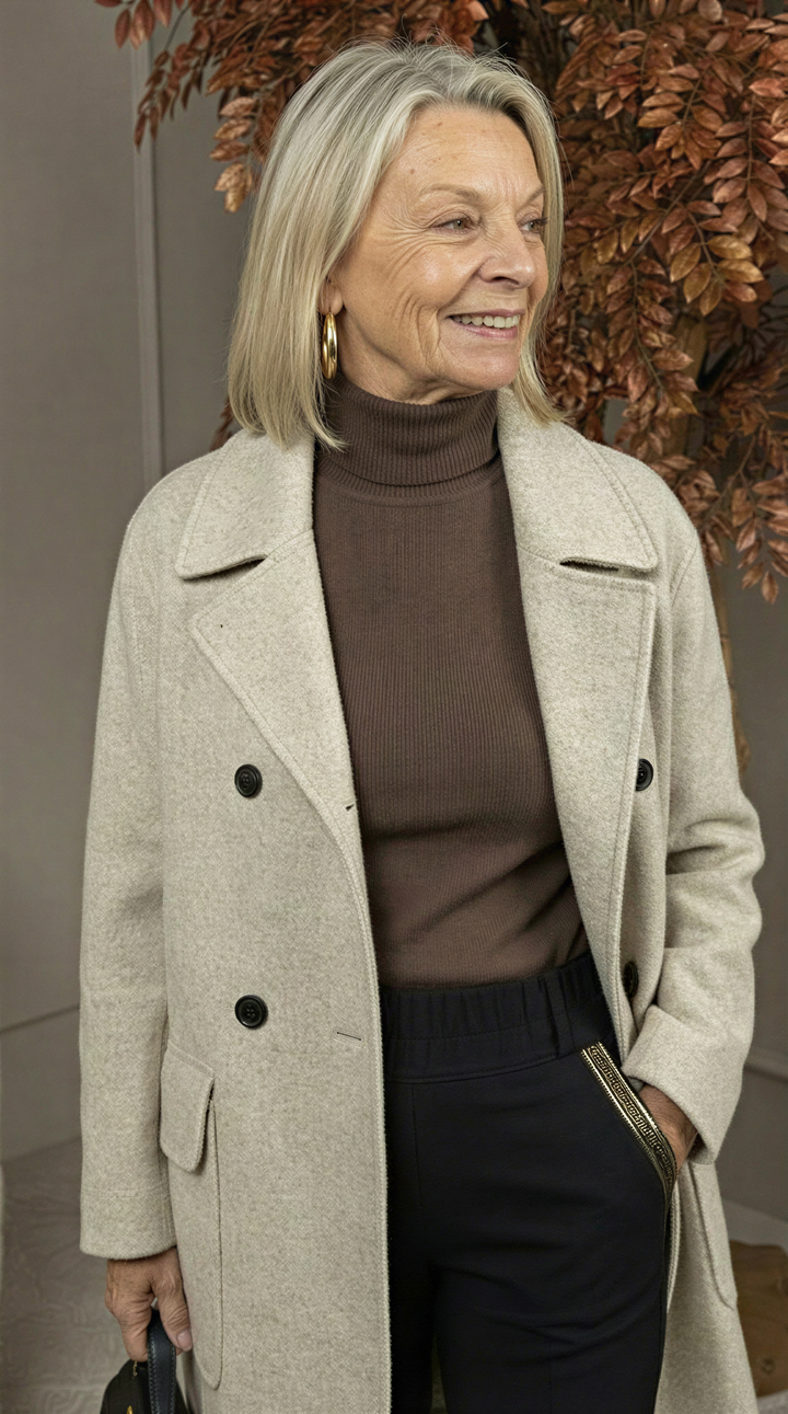 LILLIAN – KLASSIEKE JAS VAN WOLMENGSEL
