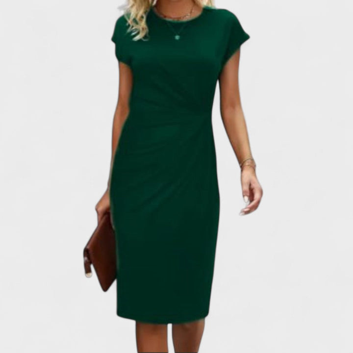 MIRANDA – SLANKE TWIST JURK MET SILHOUET