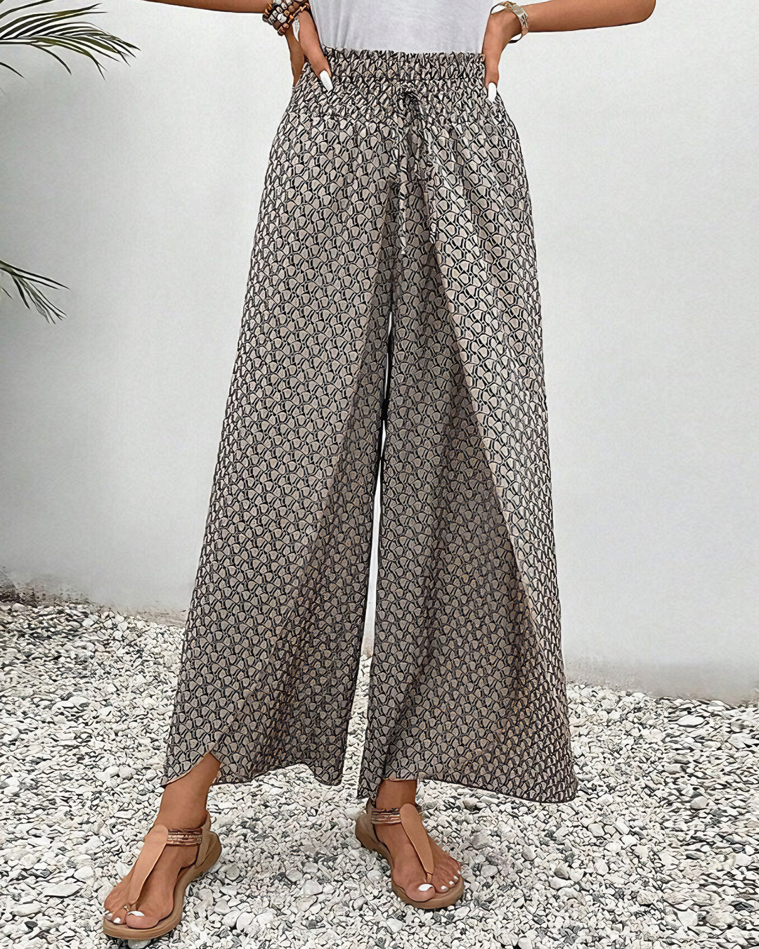 Maya™ | Ontspannen Broek met Wijde Benen