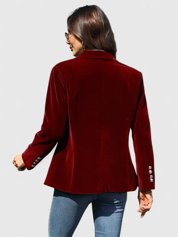 VALERIE – ELEGANTE FLUWELEN BLAZER