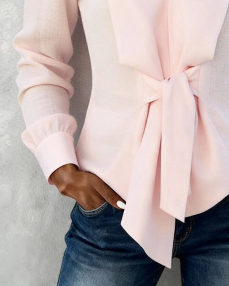 BLAIR – ELEGANTE BLOUSE MET STRIKDETAIL