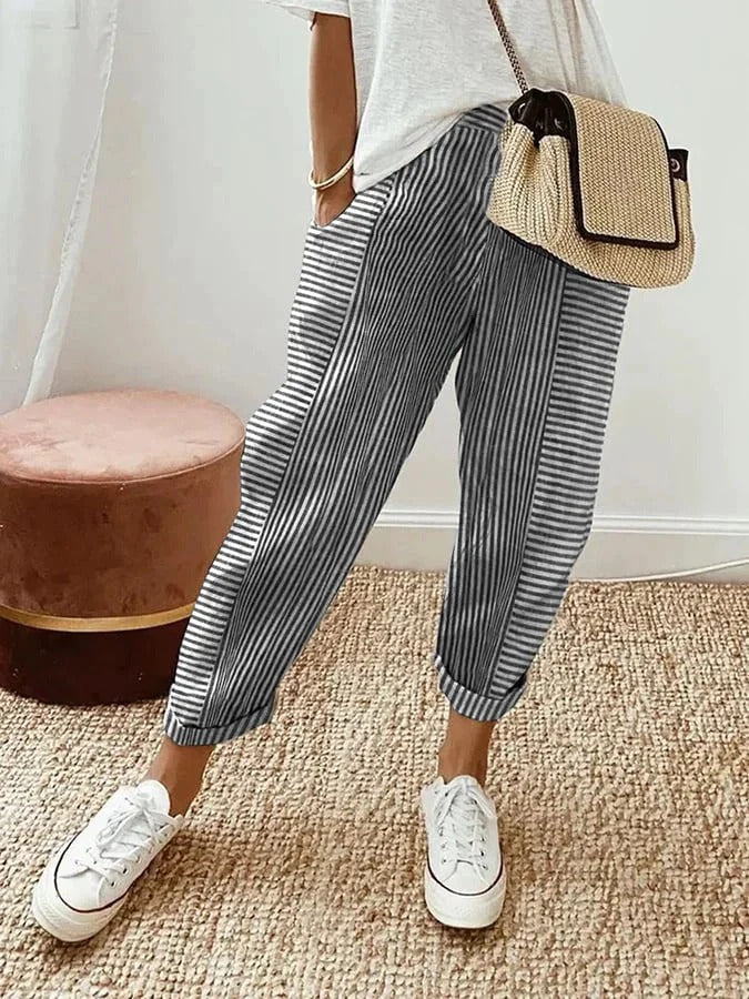 Lize™ | Gestreepte Broek