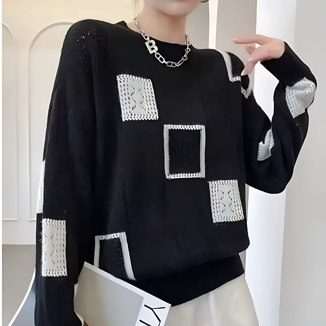 NATHALIA – MODERNE PATCHWORK TRUI