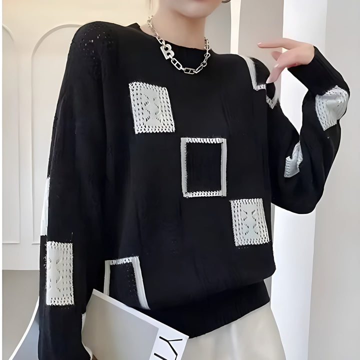 NATHALIA – MODERNE PATCHWORK TRUI