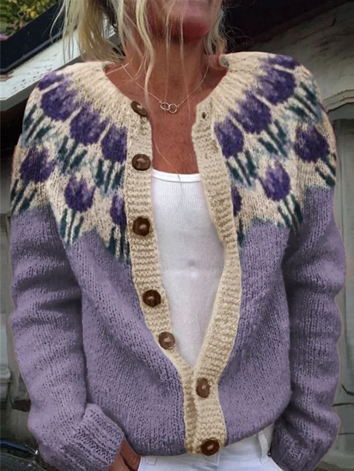 Keysha™ | Vest met bloemenpatroon